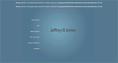 Desktop Screenshot of jeffreybjones.com