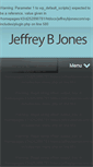 Mobile Screenshot of jeffreybjones.com